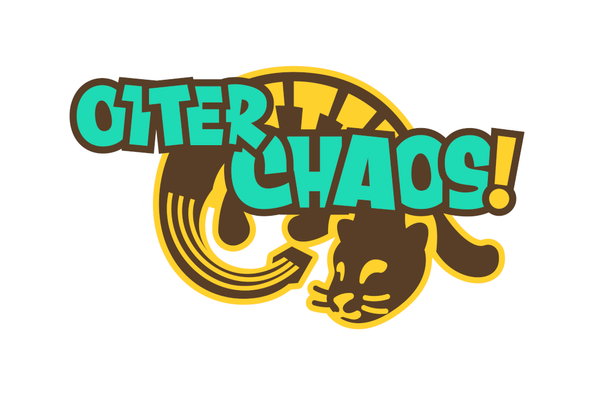 Otter Chaos! Logo Sticker